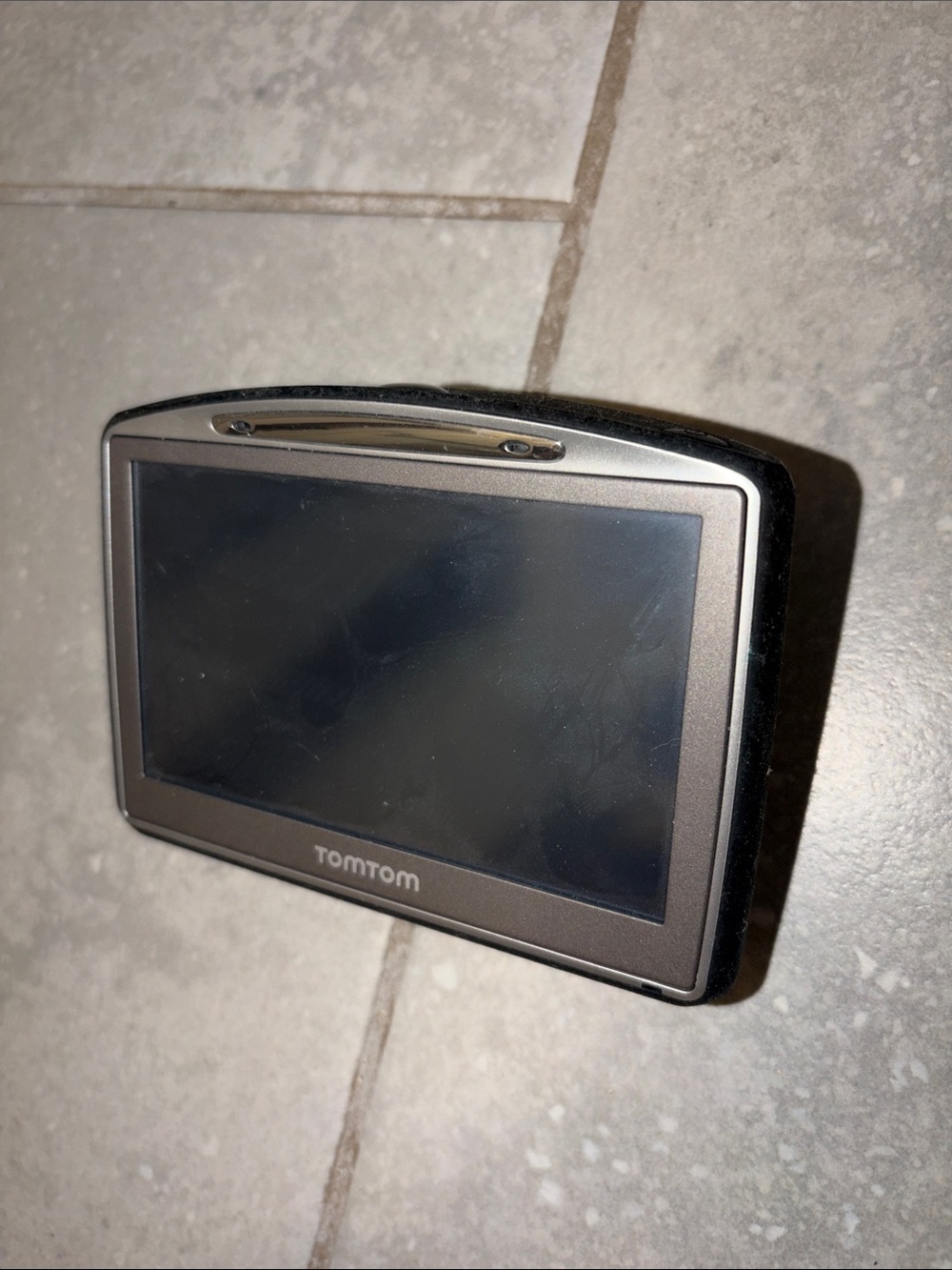 TomTom GPS Navigator - Black and Gunmetal 2000 throwback y2k set design prop